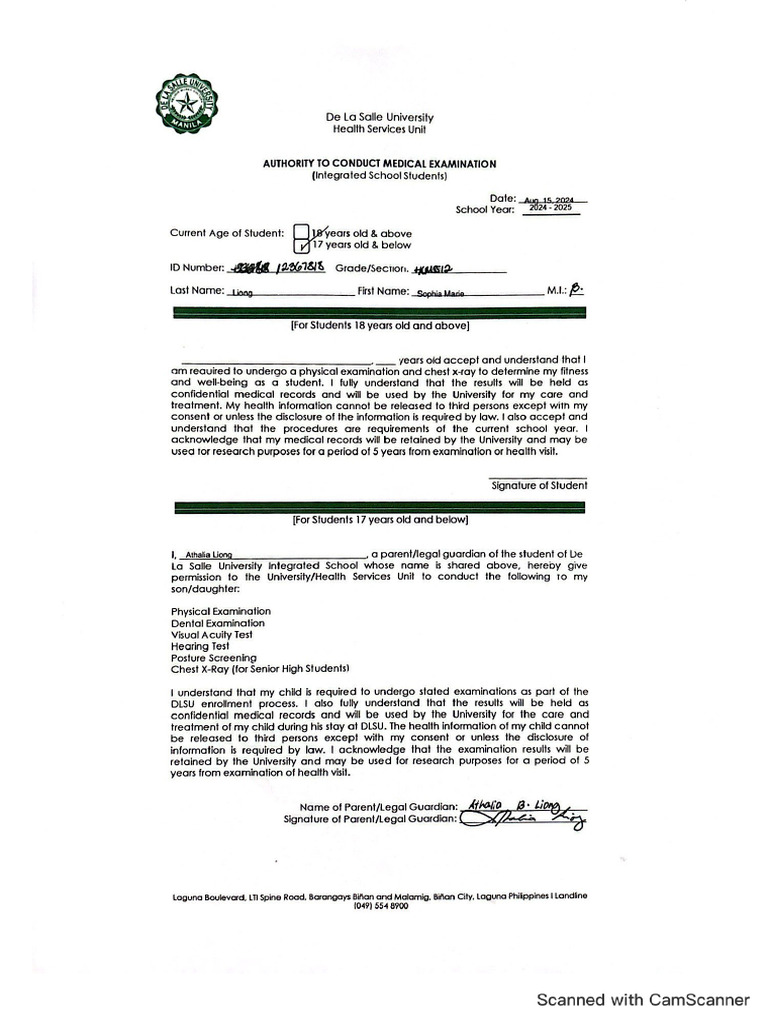 Curated visual reference: Picture Idea: Authority To Conduct Medical Examination Pdf