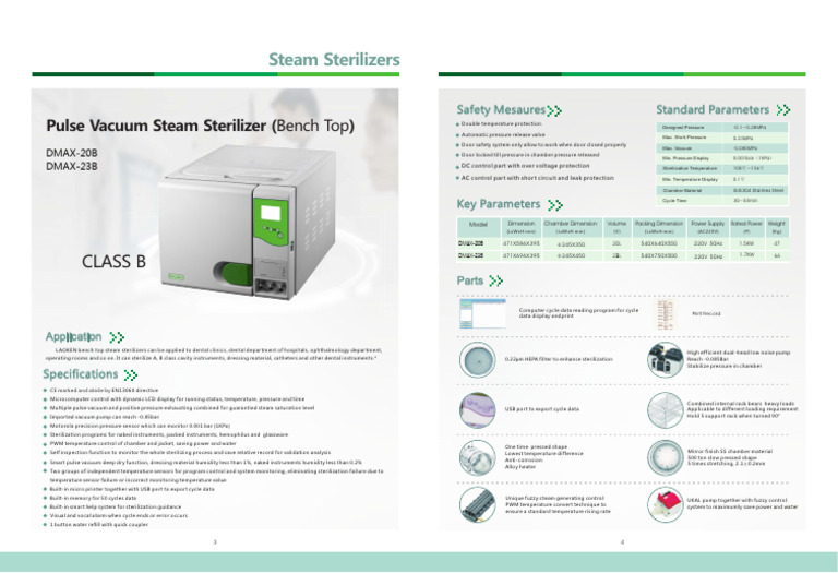 Benchtop Steam Sterilizer Portable | PDF