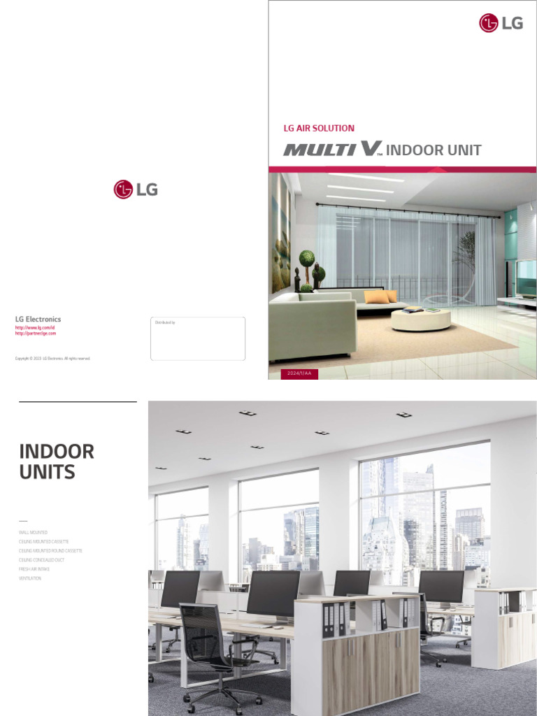 LG MULTI V Catalog Indoor-1 | PDF