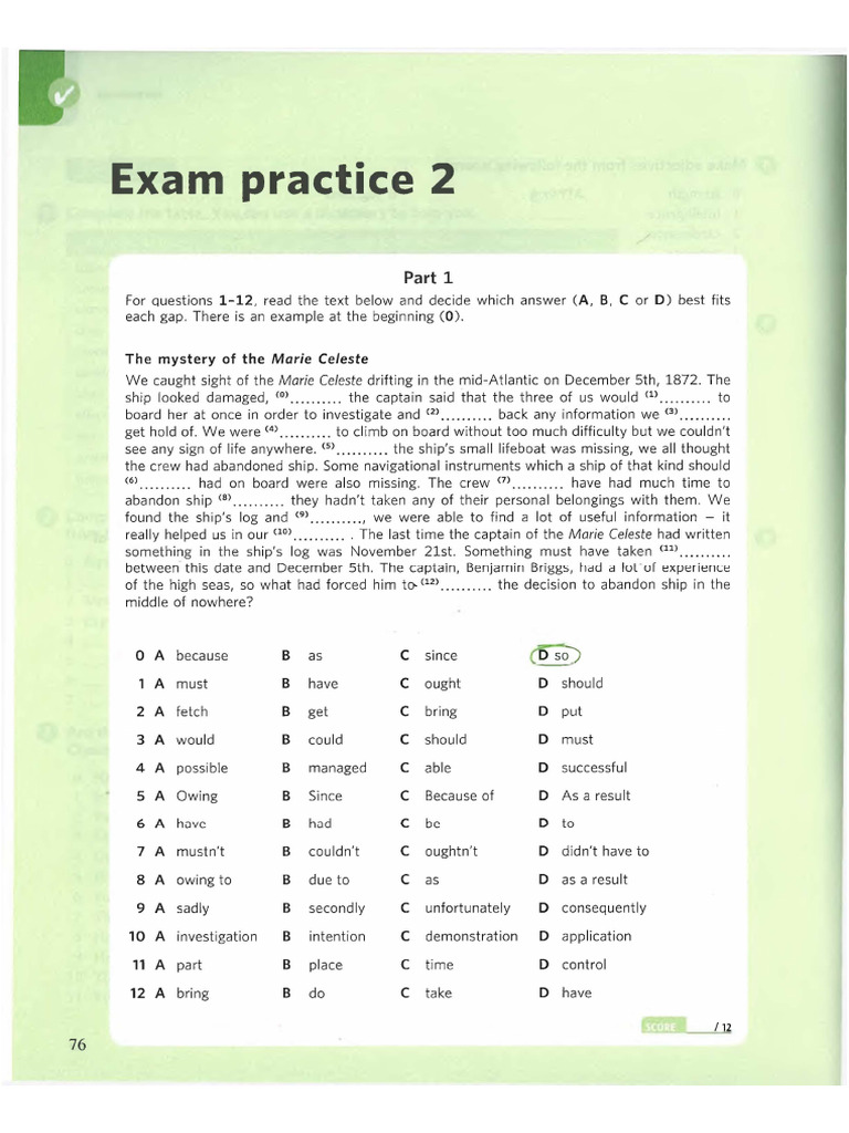 Exam Practice 2 (U3U4) | PDF