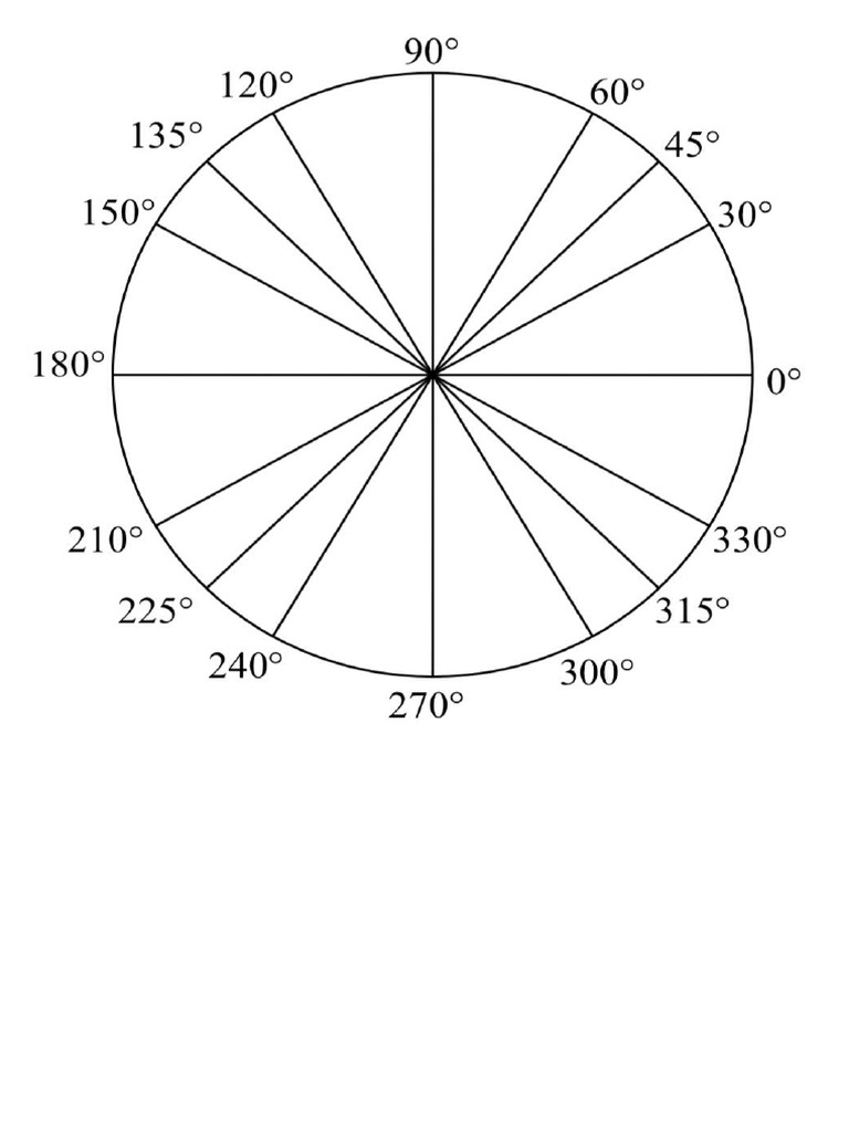 Circulo A 20 Grados | PDF