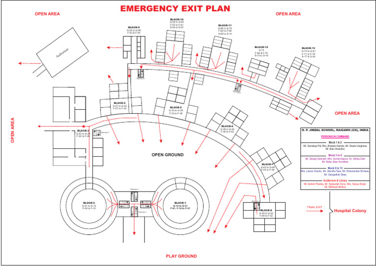 Evacuation Plan Pdf