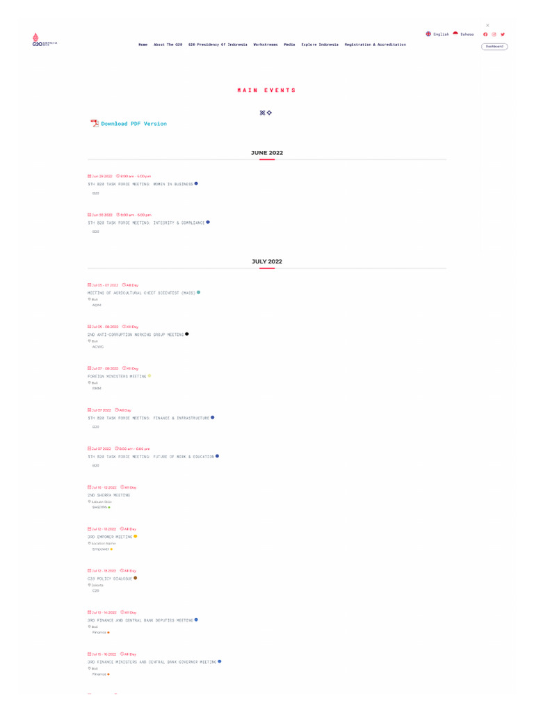 Main Events Indonesia Pdf