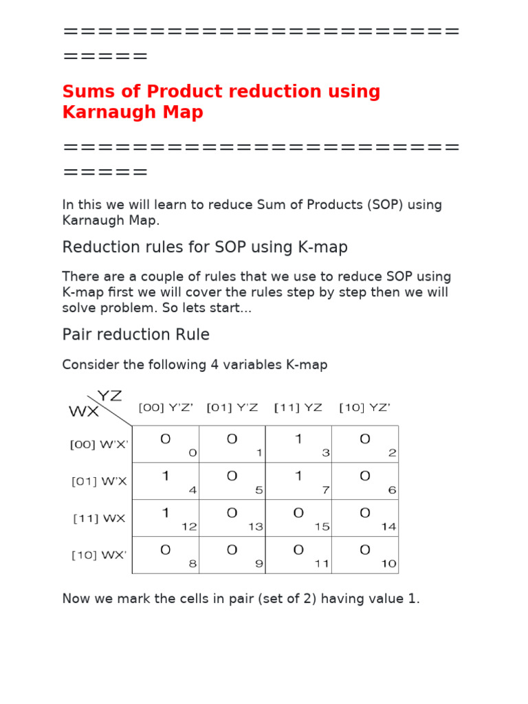 Soppos K Map | PDF