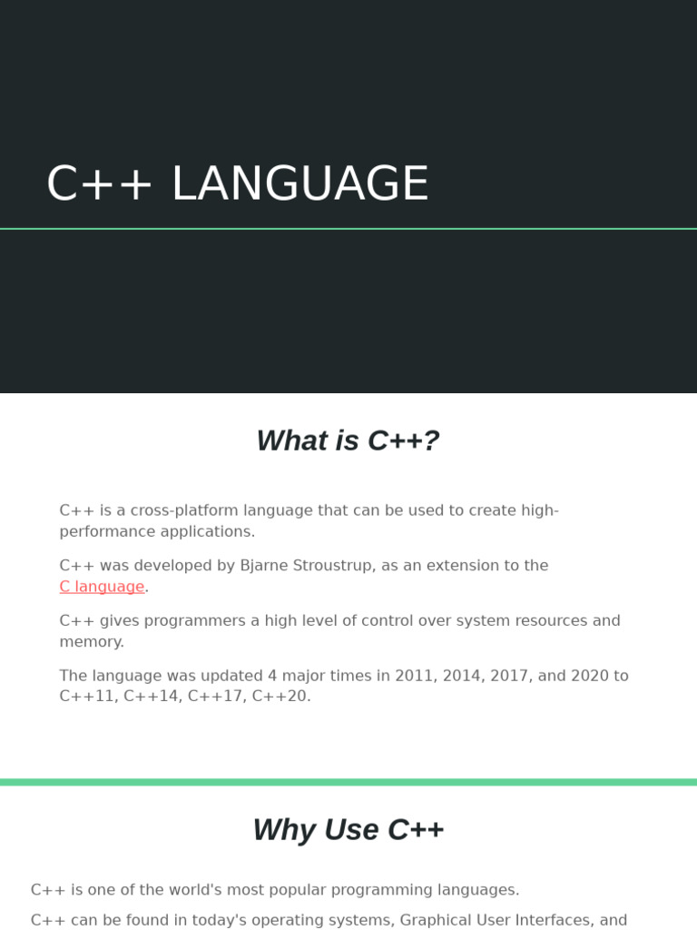 c++ Language | PDF