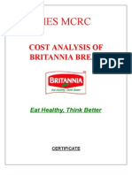 19636482 Cost Analysis of Britania Bread