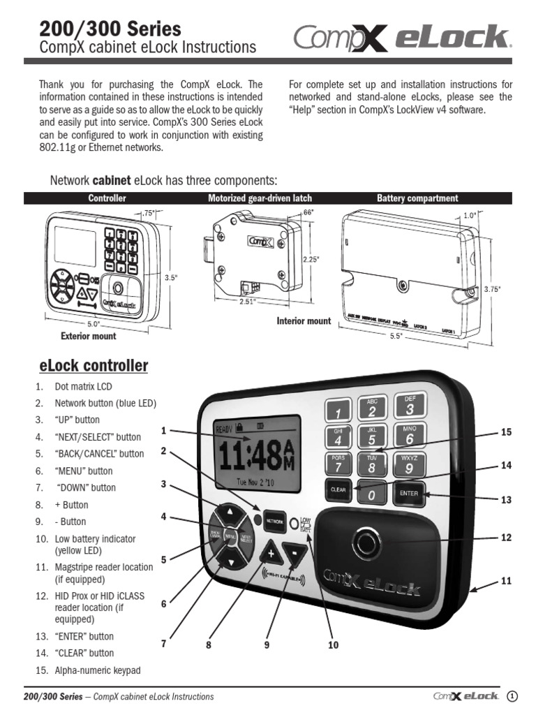 Elock RFID Lock | PDF