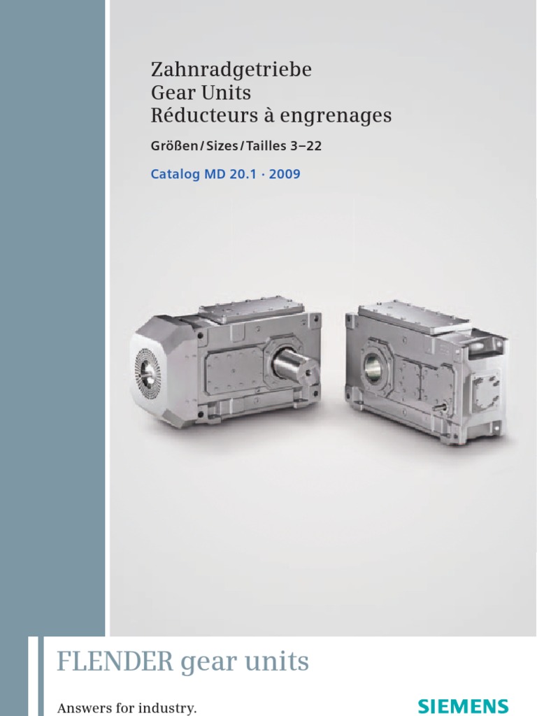 Flender Gear Unit Catalog Dec11 MD20.1_Zahnradgetriebe_Gr_322