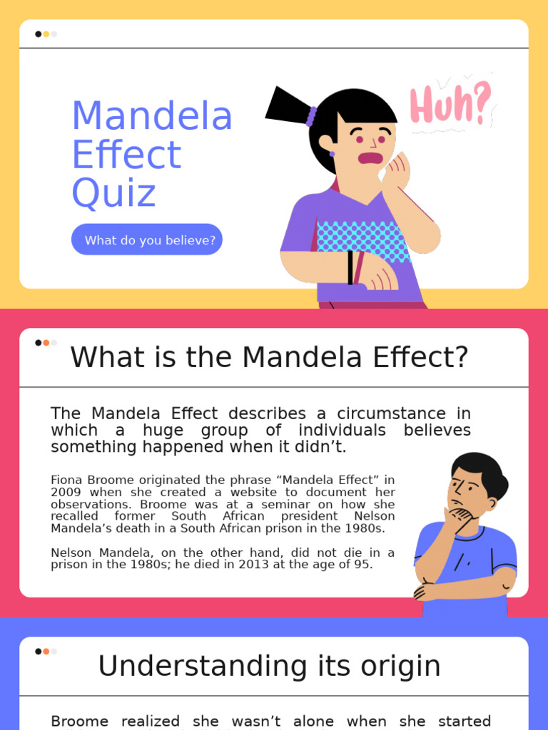 48 Mandela Effect Quiz Game Pdf