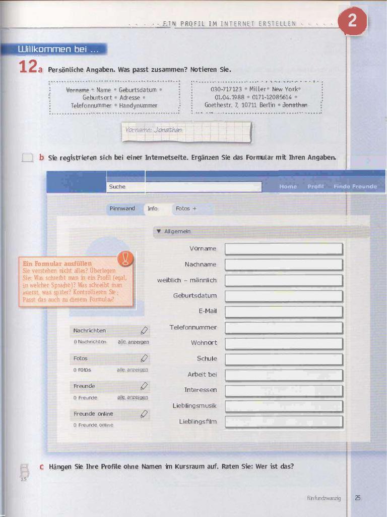 Netzwerk A1 Kursbuch-J | PDF