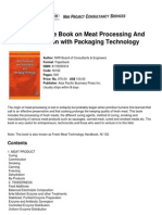 The Complete Book On Meat Processing and Preservation With Packaging Technology