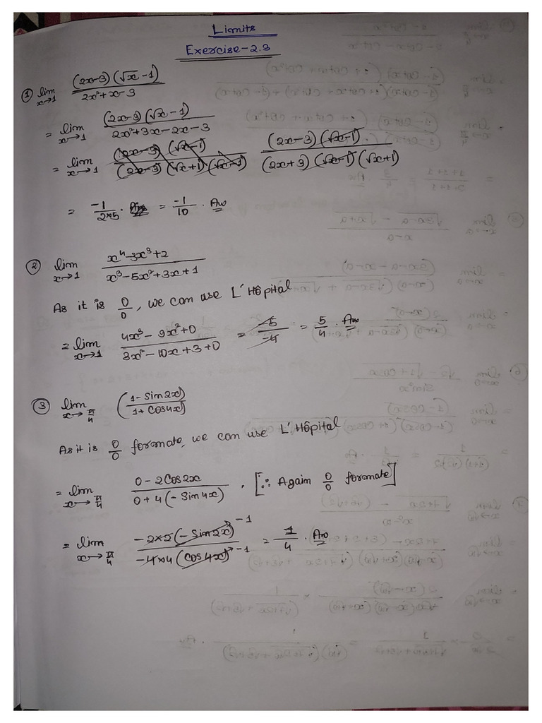 Limits 2 | PDF