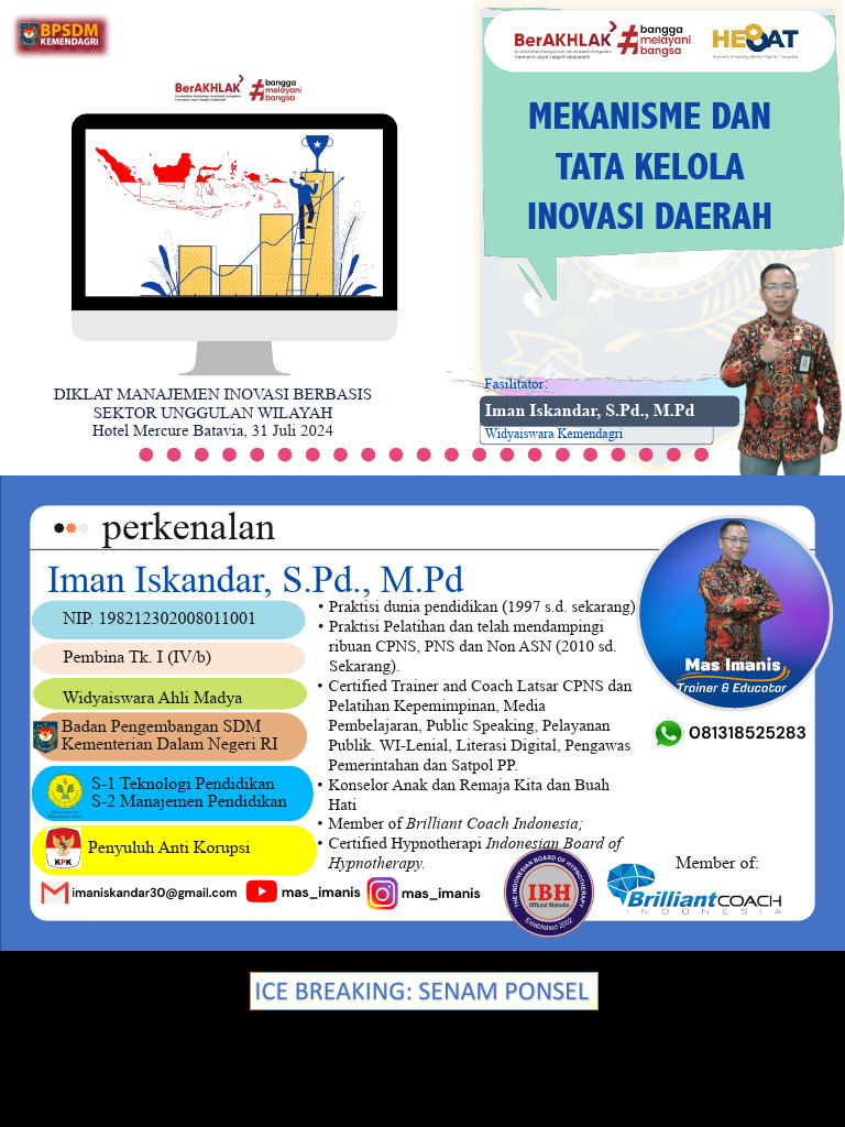 Mekanisme Dan Tata Kelola Inovasi Daerah Tahun 2024 | PDF