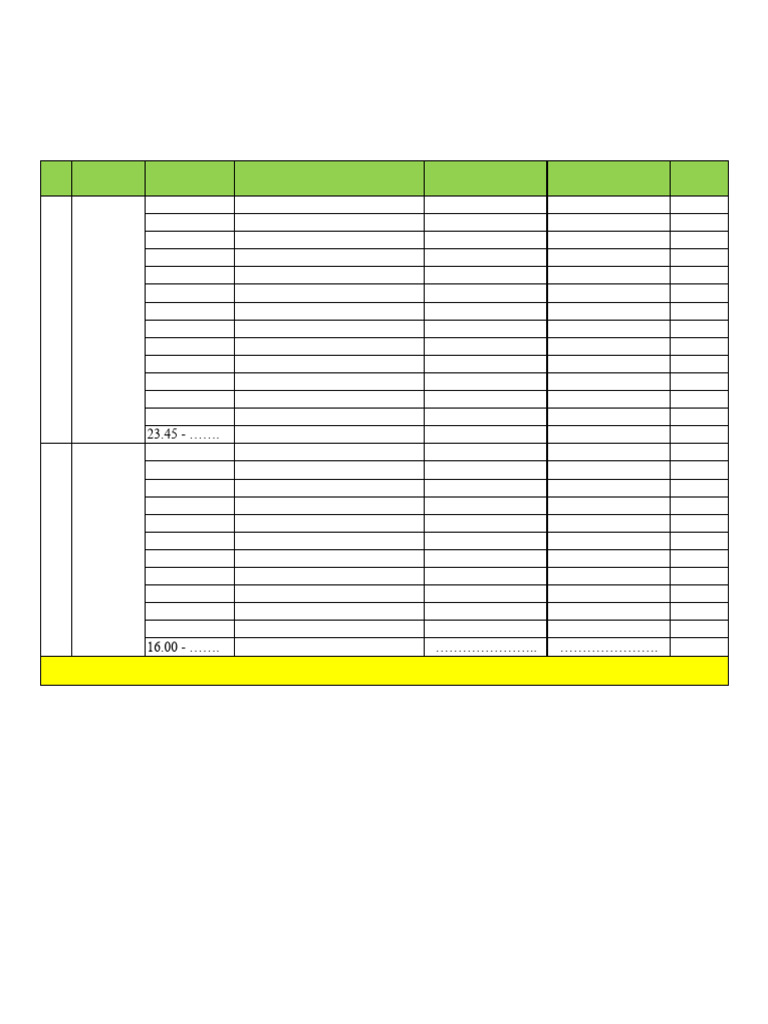 Rundown Kegiatan | PDF