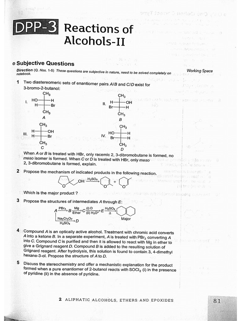 DPP 3 Alcohol | PDF