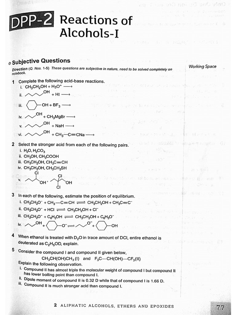 DPP 2 Alcohol | PDF