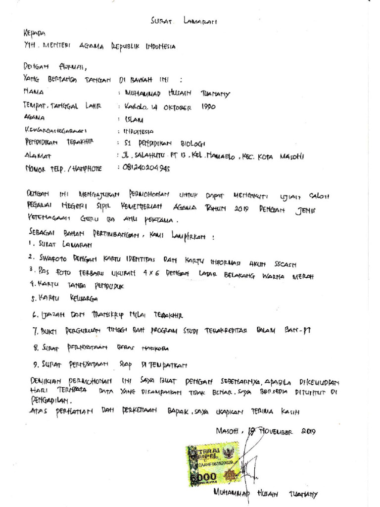 Surat lamaran baru 2 kompress pdf