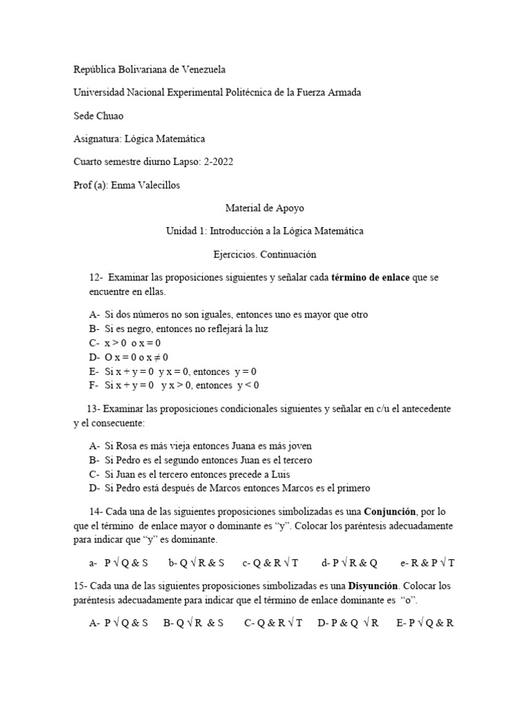 Introducci n a la logica matem tica ejercicios 2 pdf