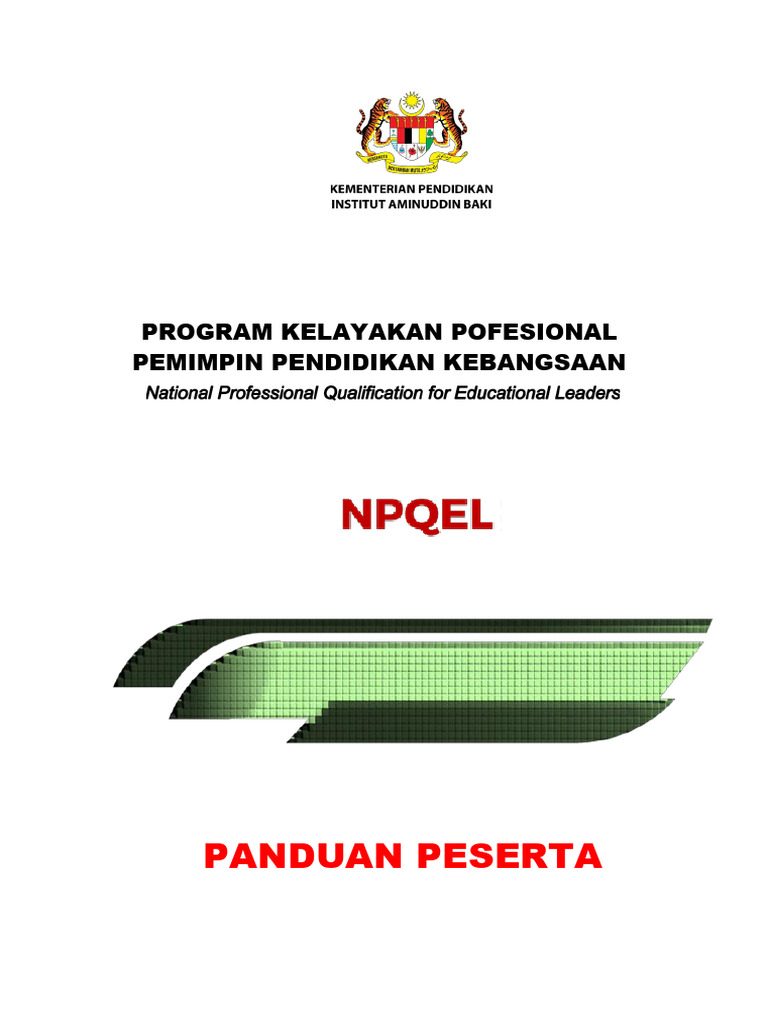 Buku Panduan Peserta Perantisan Npqel 2024 Pdf