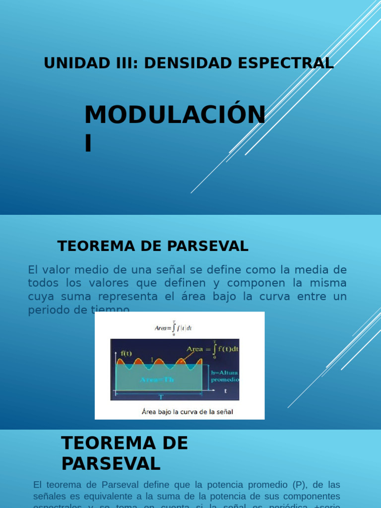 Teorema de Parseval PDF — free download