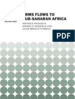 Arms Flows To Sub-Saharan Africa