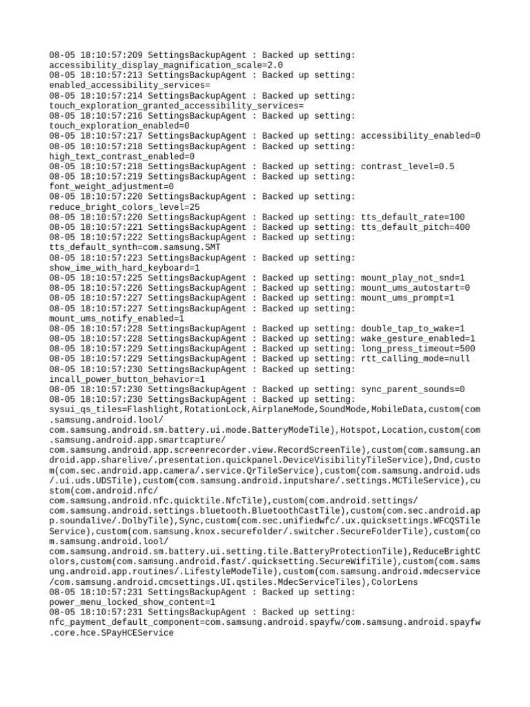 Settings Provider | PDF