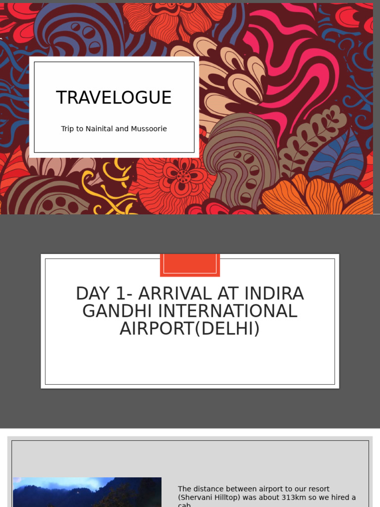 Travelogue 1 | PDF