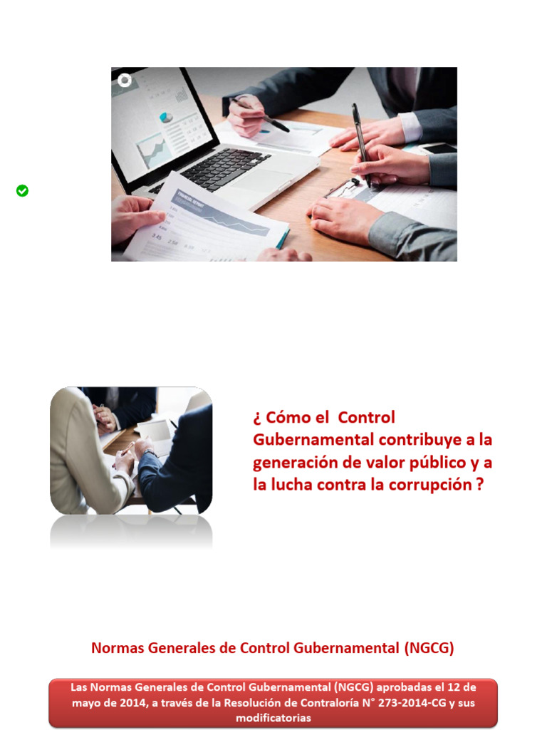 El Control Control Gubernamental Gest Pub | PDF