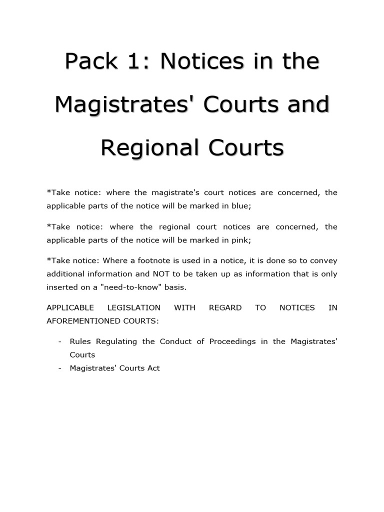 Notices | PDF