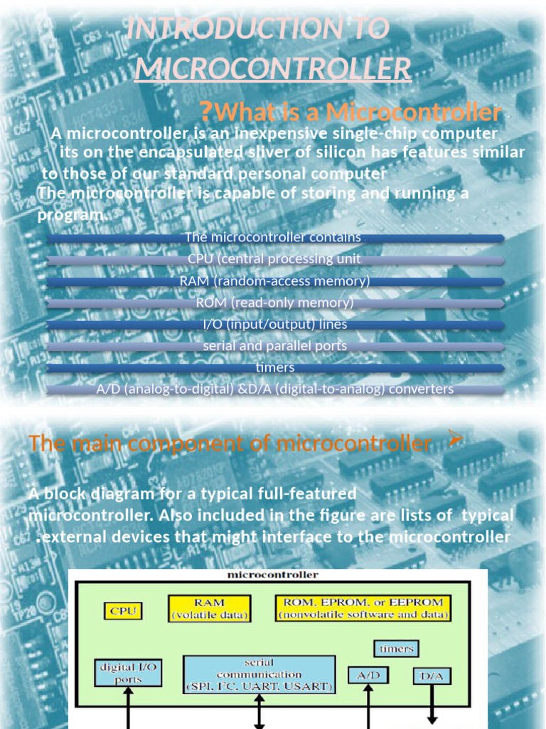 Microcontroller 1 | PDF