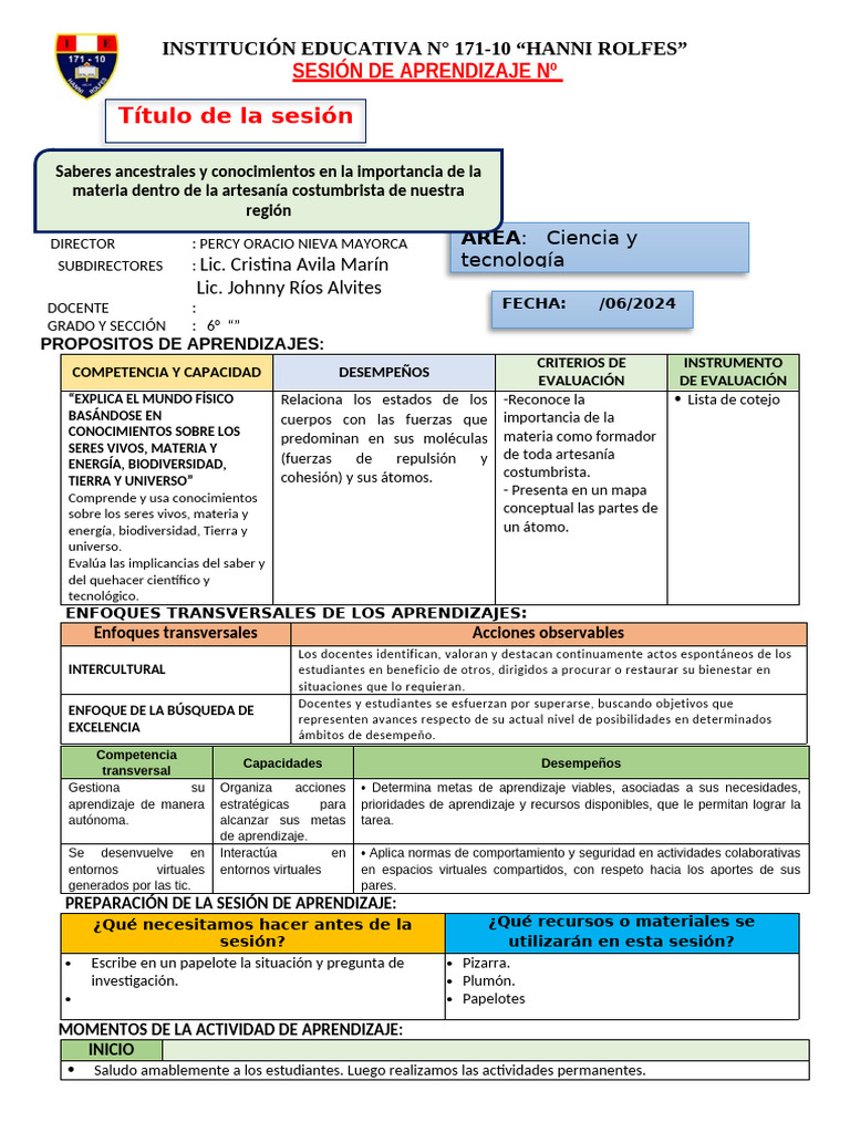 Ciencia y Tecnologia Semana 3 | PDF | Protón | Crecimiento personal y ...