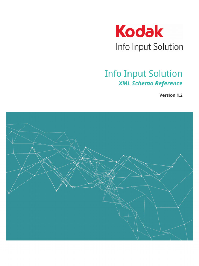 InfoInputSolution XML Schema Reference | PDF