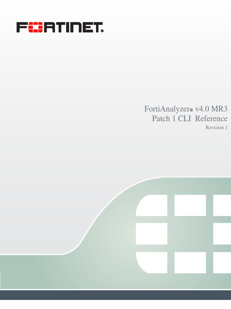 Fortianalyzer Cli 40 mr3 | PDF | Command Line Interface | Computer ...