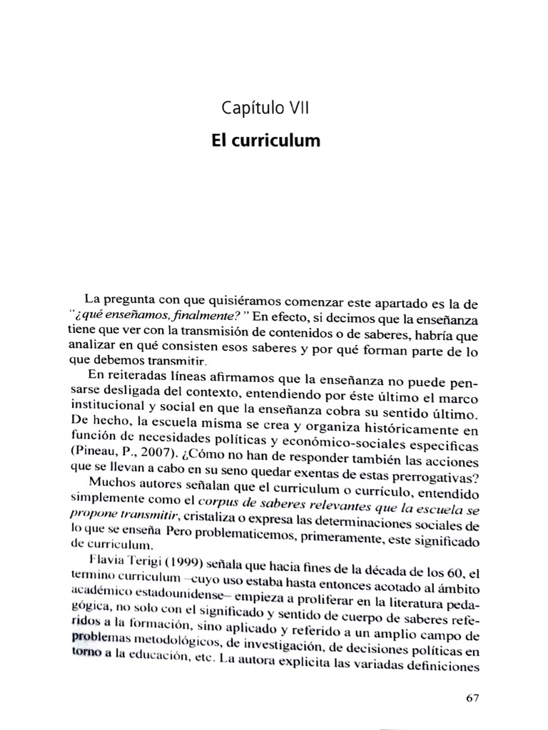Análisis del Curriculum Educativo | PDF | Plan de estudios ...