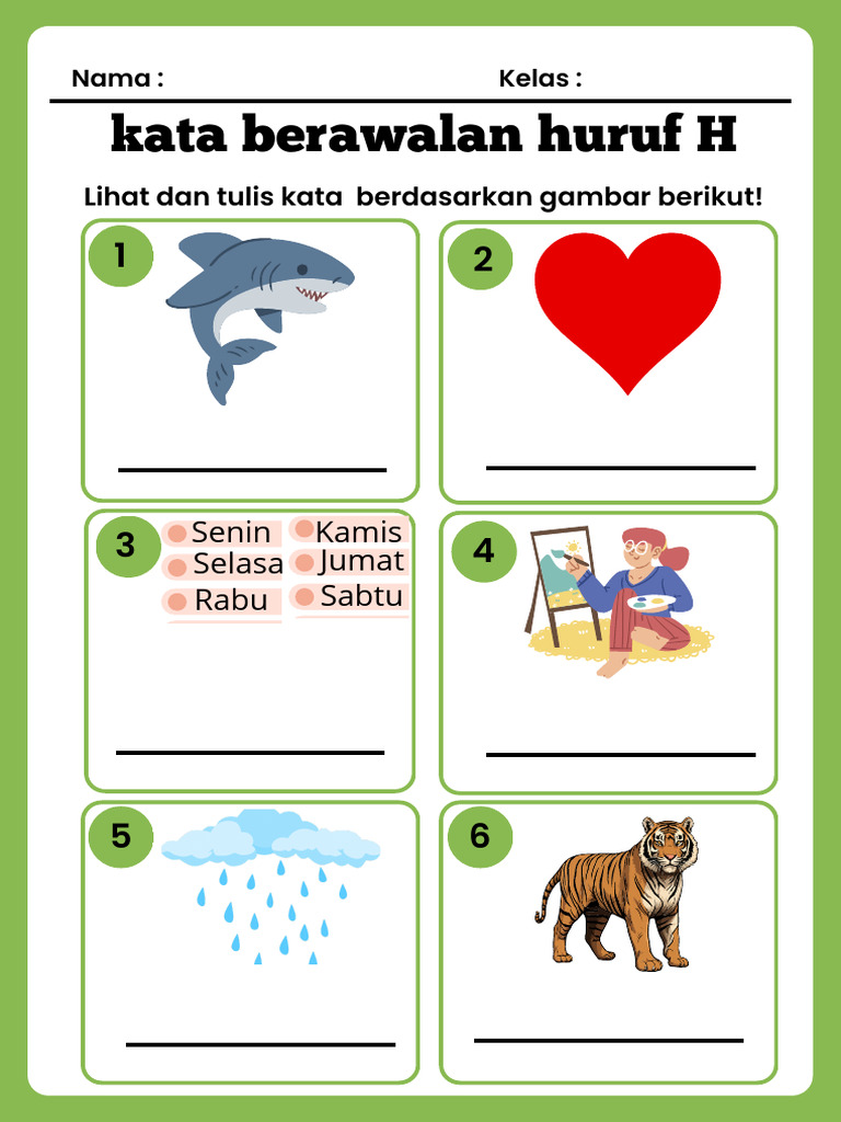 Kata Berawalan Huruf H Pdf