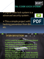 Digital Code Lock System
