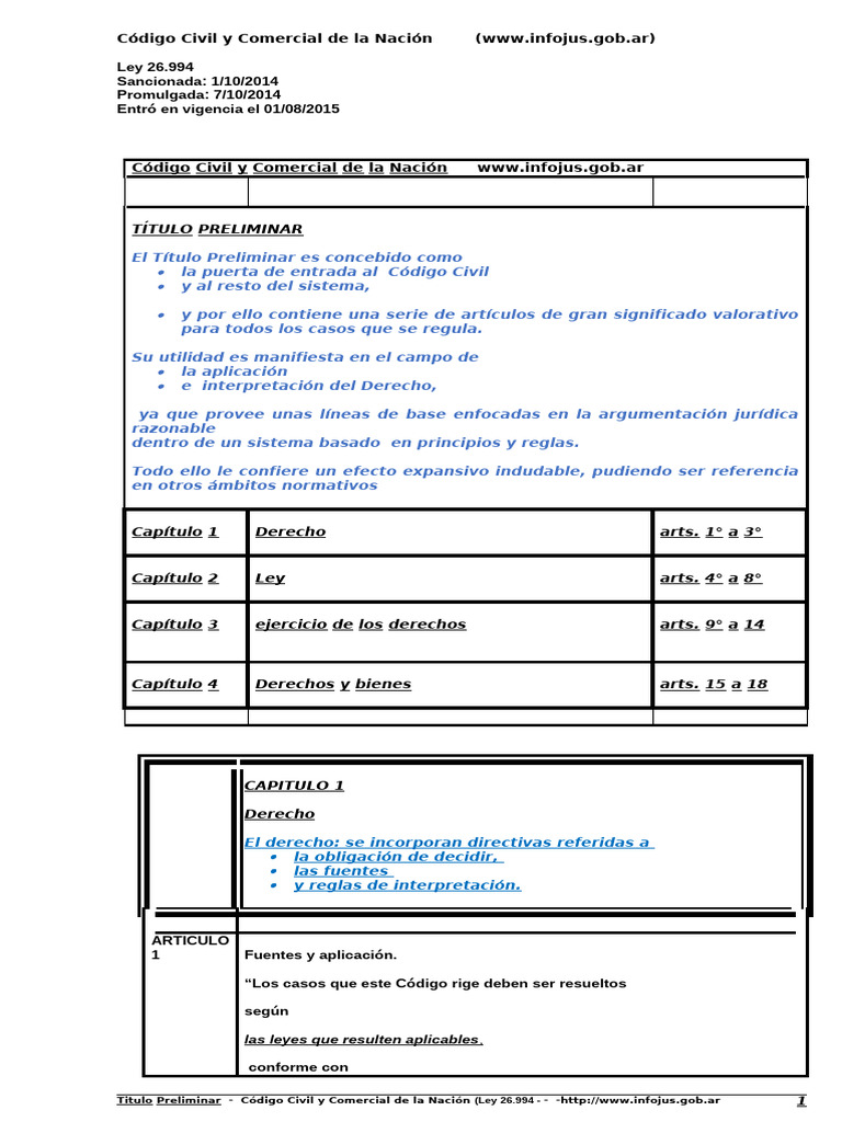 1.3 TITULO Preliminar CCyC | PDF