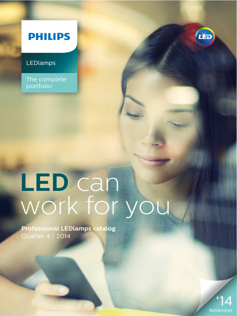 PHILIPS LEDlamps Brochure Q4 2014 | PDF | Lighting | Efficient Energy Use