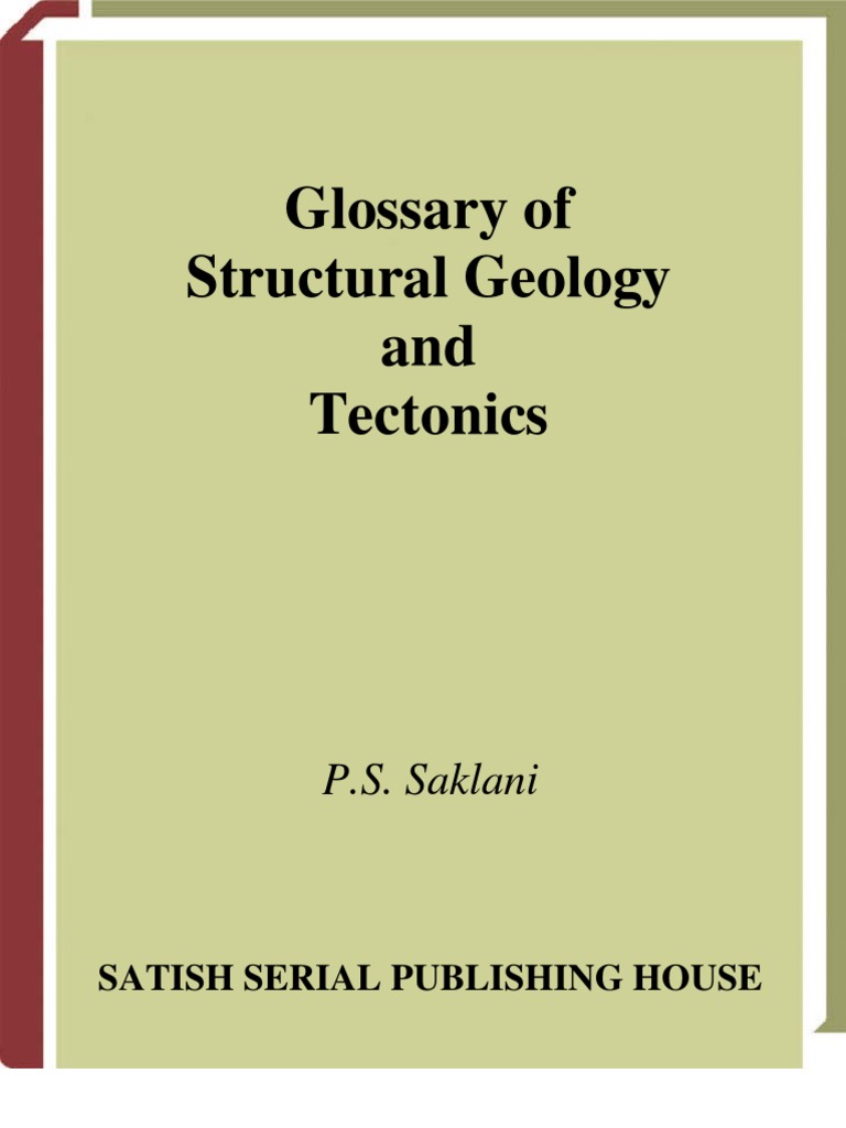Glossary of Structural Geology and Tectonics | PDF