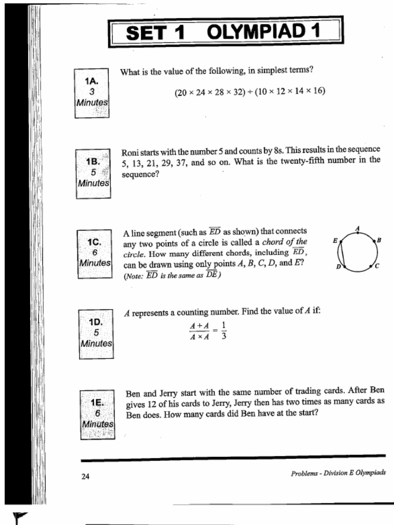 Set 1 Questions | PDF