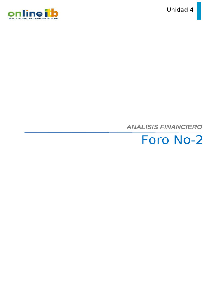 Orientaciones para El Foro 2 Hecho | PDF