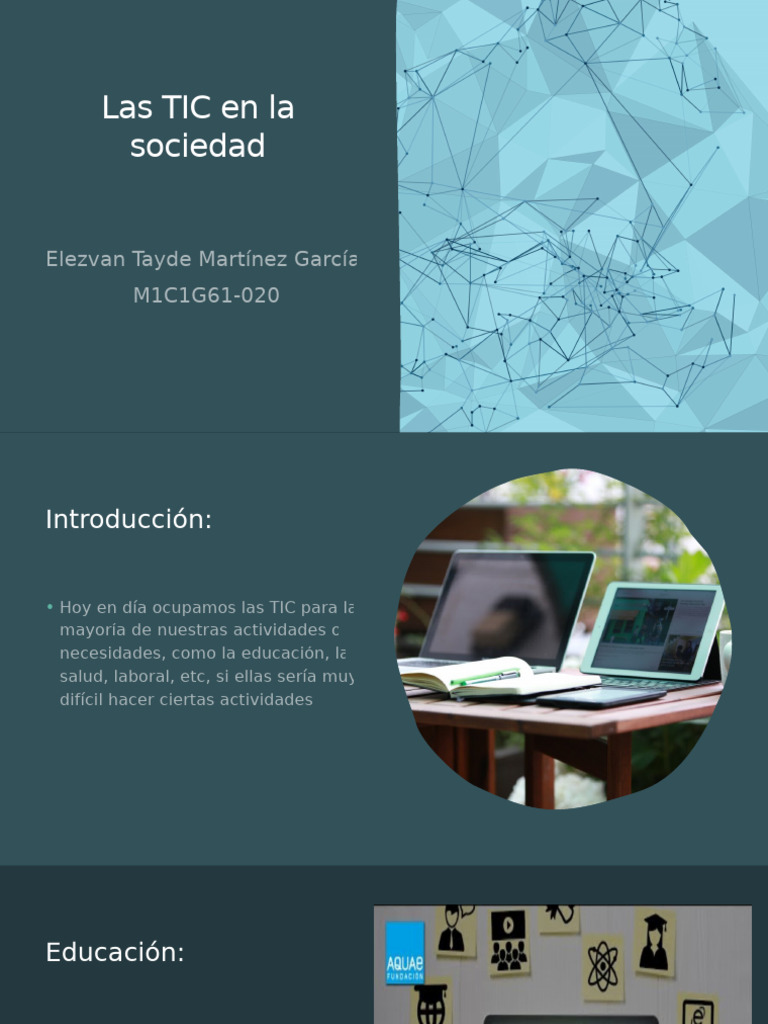 Las TIC en La Sociedad | PDF