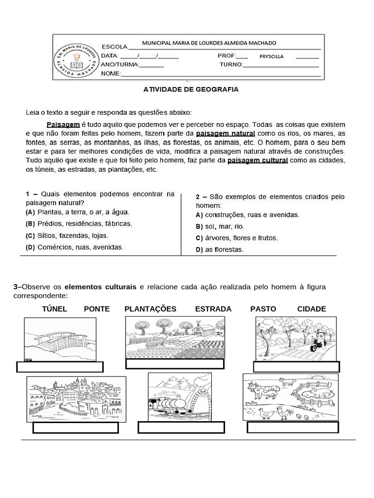 Atividade de Geografia 09.07 | PDF