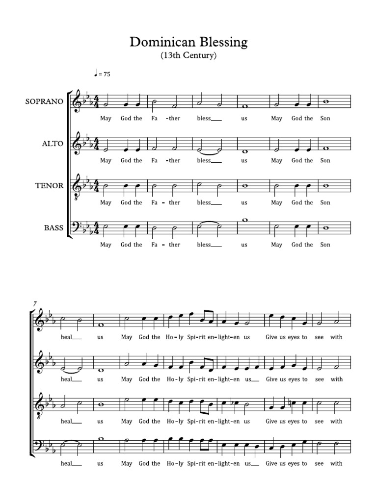 Dominican Blessing | PDF