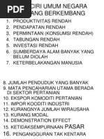 Download Ciri-ciri Umum Negara Sedang Berkembang by nurlizawati200788 SN76132745 doc pdf