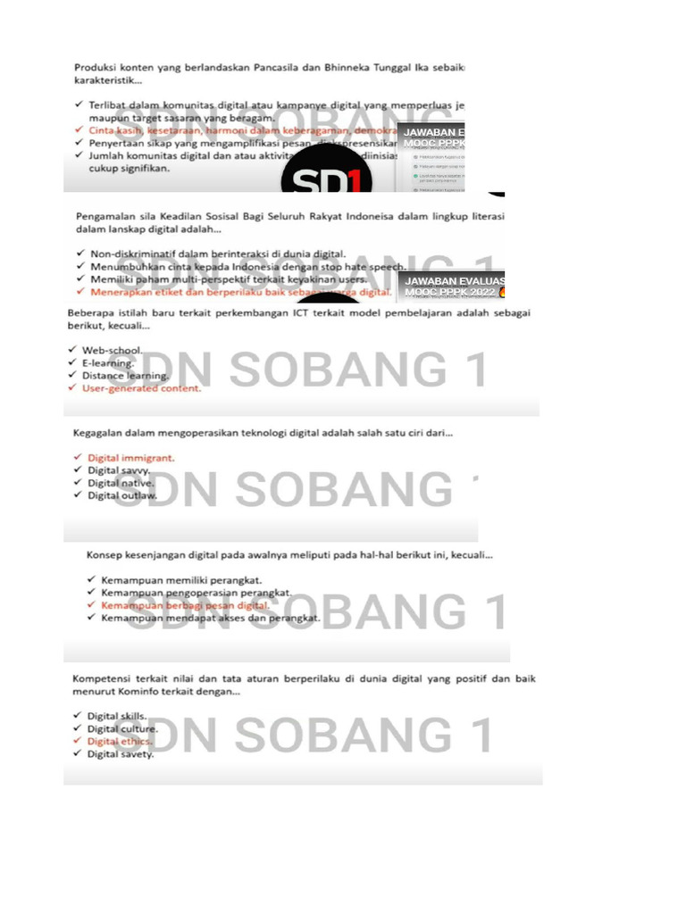 Soal Mooc P2 Pdf