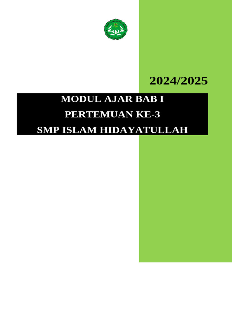Modul Ajar Bab I Pertemuan Ke-3 Ipa | PDF