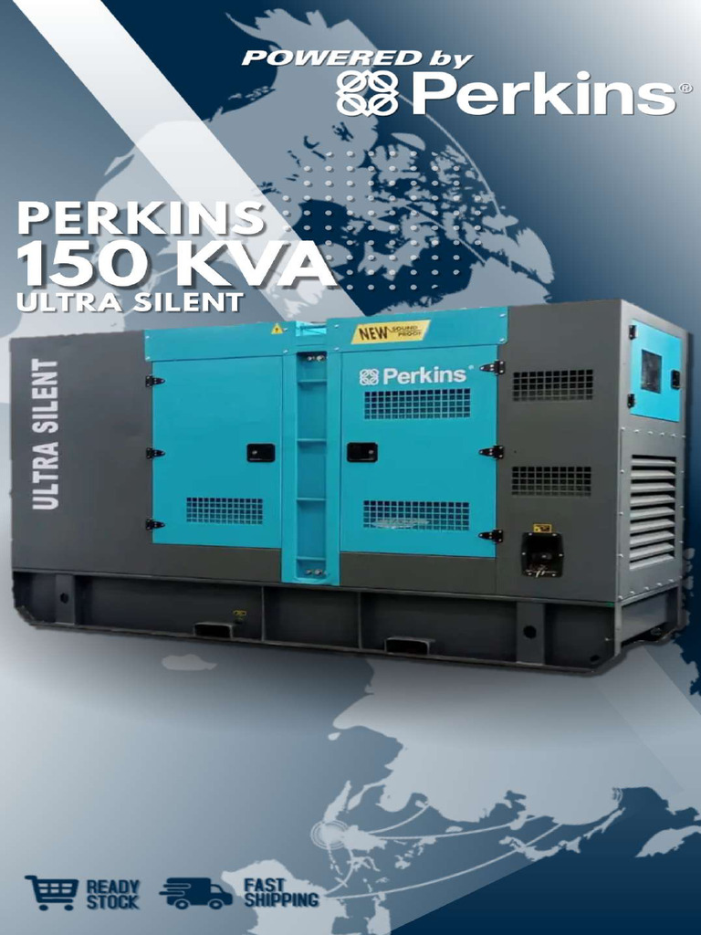 150 KVA PERKINS DIESEL GENERATOR SPECIFICATIONS PDF visual data 3