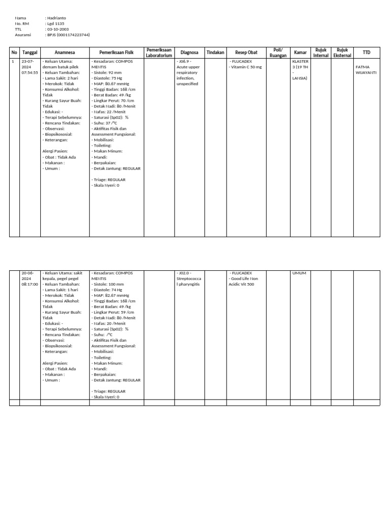 Format RM Hilang | PDF