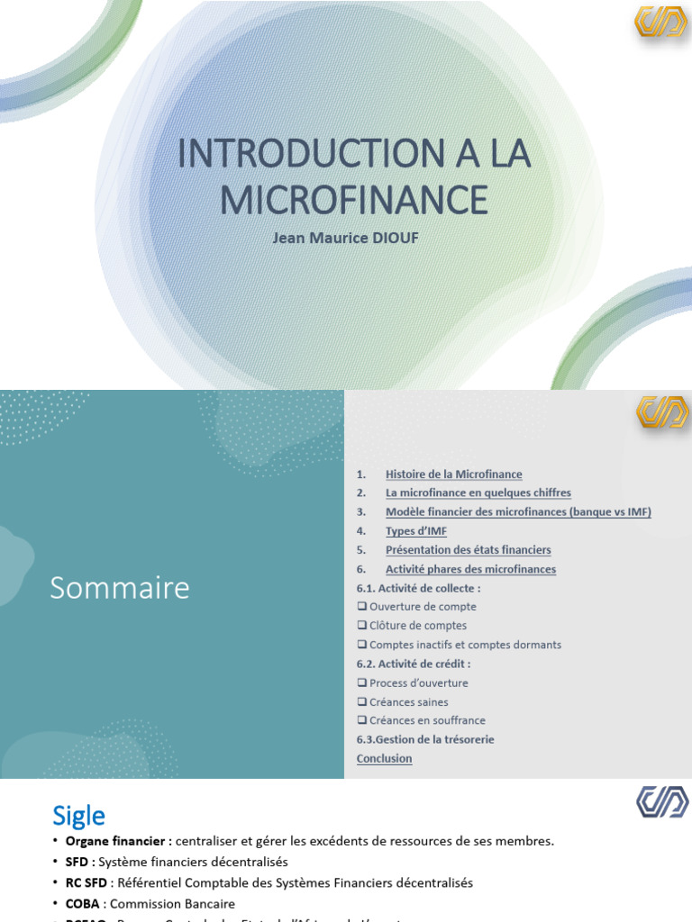 Introduction Microfinance Pdf – Livre Sur La Microfinance Pdf – AQYJA